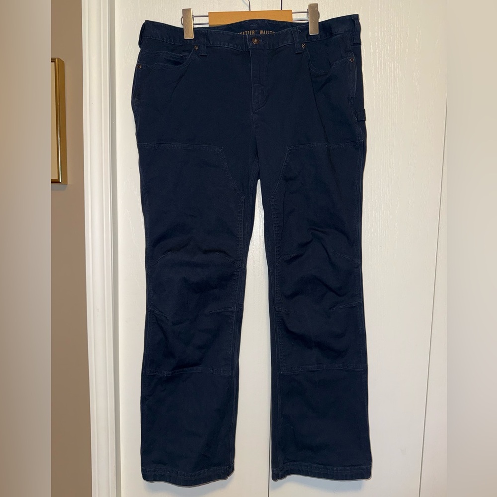 Duluth Trading Company VintageFlex Fire Hose Hi-Rise Straight Leg Pants